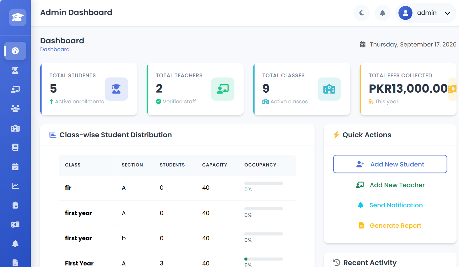 College Management System