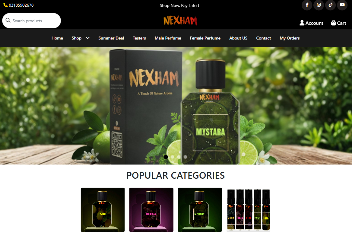 Perfume E-Commerce Store
